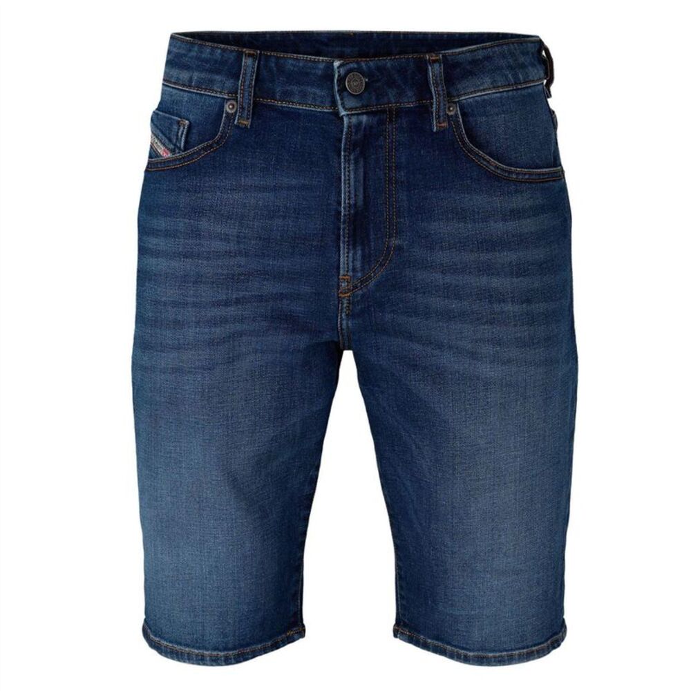 Diesel Mens Denim Slim Shorts / Blue Denim
